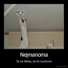 Neįmanoma - Tai ne faktas, tai tik nuomonė