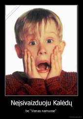 Neįsivaizduoju Kalėdų - be "Vienas namuose" 