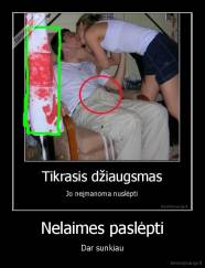 Nelaimes paslėpti - Dar sunkiau