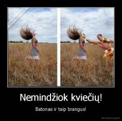 Nemindžiok kviečių! - Batonas ir taip brangus!