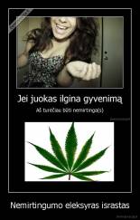 Nemirtingumo eleksyras israstas - 