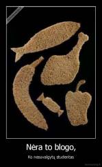 Nėra to blogo, - Ko nesuvalgytų studentas