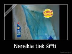 Nereikia tiek ši*ti  - 