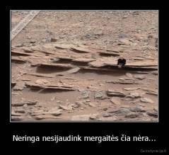 Neringa nesijaudink mergaitės čia nėra... - 