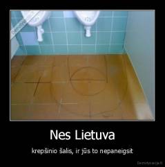 Nes Lietuva - krepšinio šalis, ir jūs to nepaneigsit