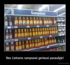 Nes Lietuvos sampunai geriausi pasaulyje! - 