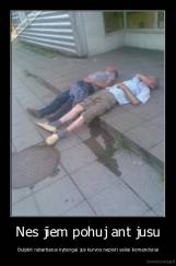 Nes jiem pohuj ant jusu - čiulpkit rabarbarus kyborgai jus kurvos nepisti asilai komandyriai