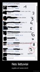 Nes lietuviai - sugeba ant saves stumt