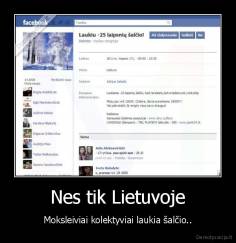 Nes tik Lietuvoje - Moksleiviai kolektyviai laukia šalčio..