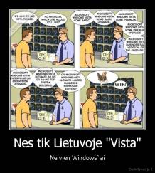 Nes tik Lietuvoje "Vista" - Ne vien Windows`ai