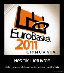 Nes tik Lietuvoje - bilietai į Lietuvos rinktinės varžybas bus brangesni negu į kitų šalių