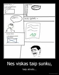 Nes viskas taip sunku, - kaip atrodo...