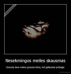 Nesekmingos meiles skausmas - Grauzia tave metus grauzia kitus, kol galiausiai pribaige