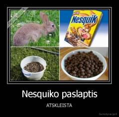 Nesquiko paslaptis - ATSKLEISTA