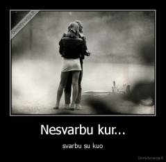 Nesvarbu kur... - svarbu su kuo