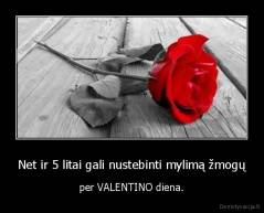 Net ir 5 litai gali nustebinti mylimą žmogų - per VALENTINO diena.