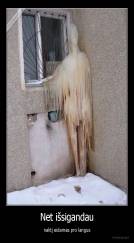 Net išsigandau - naktį eidamas pro langus