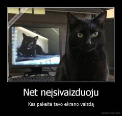 Net neįsivaizduoju - Kas pakeitė tavo ekrano vaizdą