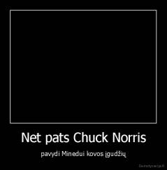 Net pats Chuck Norris - pavydi Minedui kovos įgudžių