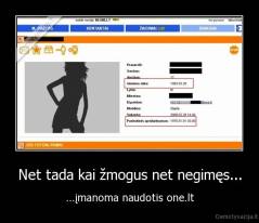 Net tada kai žmogus net negimęs... - ...įmanoma naudotis one.lt