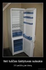 Net tuščias šaldytuvas sulaukia - 3-5 peržiūrų per dieną.