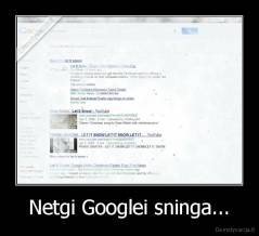 Netgi Googlei sninga... - 