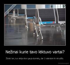 Nežinai kurie tavo lėktuvo vartai? - Žiūrėk ten, kur eilėje stovi gauja durnelių, dar 2 valandom iki skrydžio.