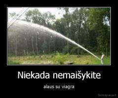 Niekada nemaišykite - alaus su viagra