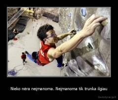 Nieko nėra neįmanoma. Neįmanoma tik trunka ilgiau - 