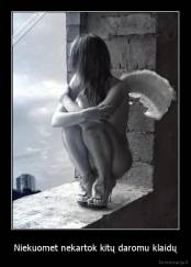 Niekuomet nekartok kitų daromu klaidų - 