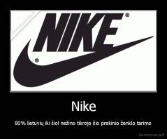 Nike - 80% lietuvių iki šiol nežino tikrojo šio prekinio ženklo tarimo