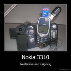 Nokia 3310 - Neatsilieka nuo naujovių