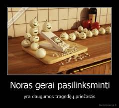 Noras gerai pasilinksminti - yra daugumos tragedijų priežastis