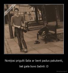 Norėjosi prigulti šalia ar bent padus pakutenti, - bet gaila buvo žadinti :D