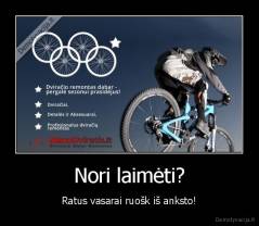 Nori laimėti? - Ratus vasarai ruošk iš anksto!