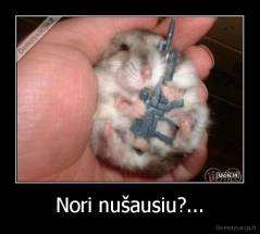 Nori nušausiu?... - 