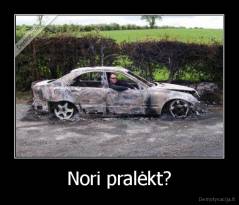 Nori pralėkt? - 