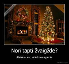 Nori tapti žvaigžde? - Atsisėsk ant kalėdinės eglutės
