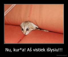Nu, kur*a! Aš vistiek išlysiu!!! - 