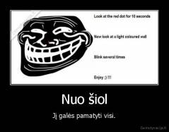 Nuo šiol - Jį galės pamatyti visi.