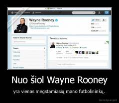 Nuo šiol Wayne Rooney - yra vienas mėgstamiasių mano futbolininkų.