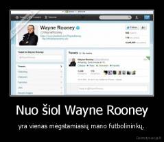 Nuo šiol Wayne Rooney - yra vienas mėgstamiasių mano futbolininkų.
