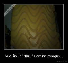 Nuo šiol ir "NIKE" Gamina pyragus... - 