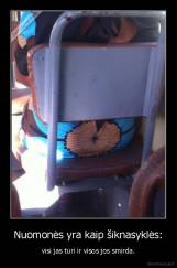 Nuomonės yra kaip šiknasyklės: - visi jas turi ir visos jos smirda.