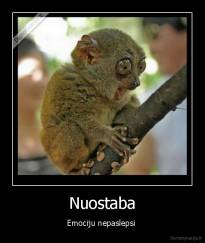 Nuostaba - Emociju nepaslepsi 