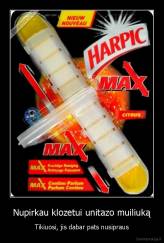 Nupirkau klozetui unitazo muiliuką - Tikiuosi, jis dabar pats nusipraus