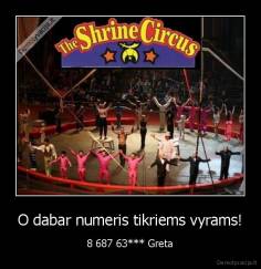 O dabar numeris tikriems vyrams! - 8 687 63*** Greta