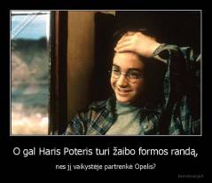 O gal Haris Poteris turi žaibo formos randą, - nes jį vaikystėje partrenkė Opelis?