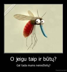 O jeigu taip ir būtų? - Gal tada mums neniežtėtų?