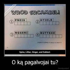 O ką pagalvojai tu? - 